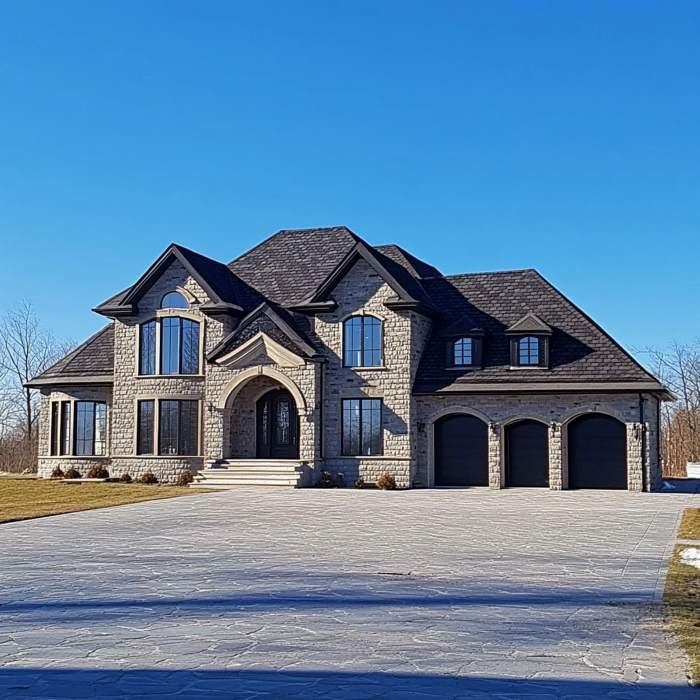 Family home representing property sale during divorce